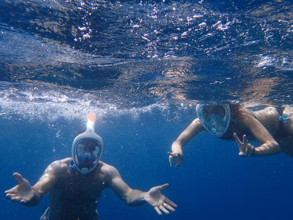 underwater swimmers