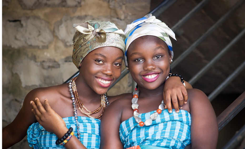 two young women